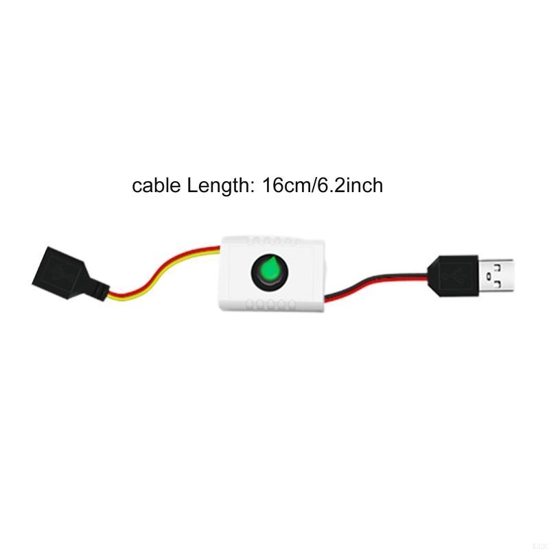 K32C USB Adjustable Switches Controller Connector For LED Strip Lights USB Fan