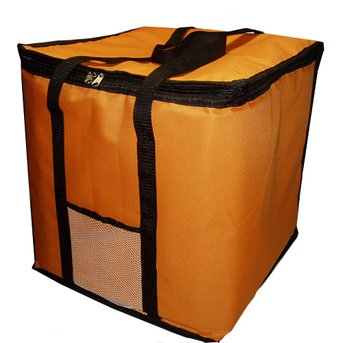 14 inch grote thermische pizza tas Dikke Koeltas Geïsoleerde pizza opbergtas Verse voedsel levering Container 45x45x40 cm: 14inch orange