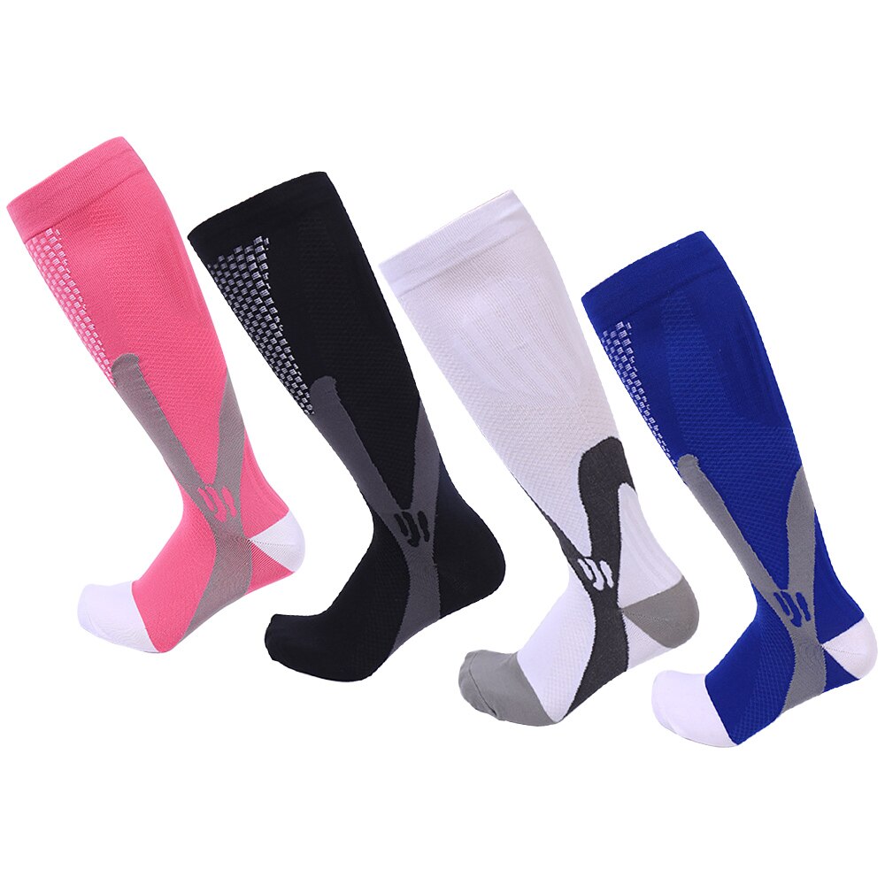 Compression Socks Adult Sports Socks Machine Washable Anti Fatigue Protect Ankles Sports Socks Highly Breathable Fast-drying