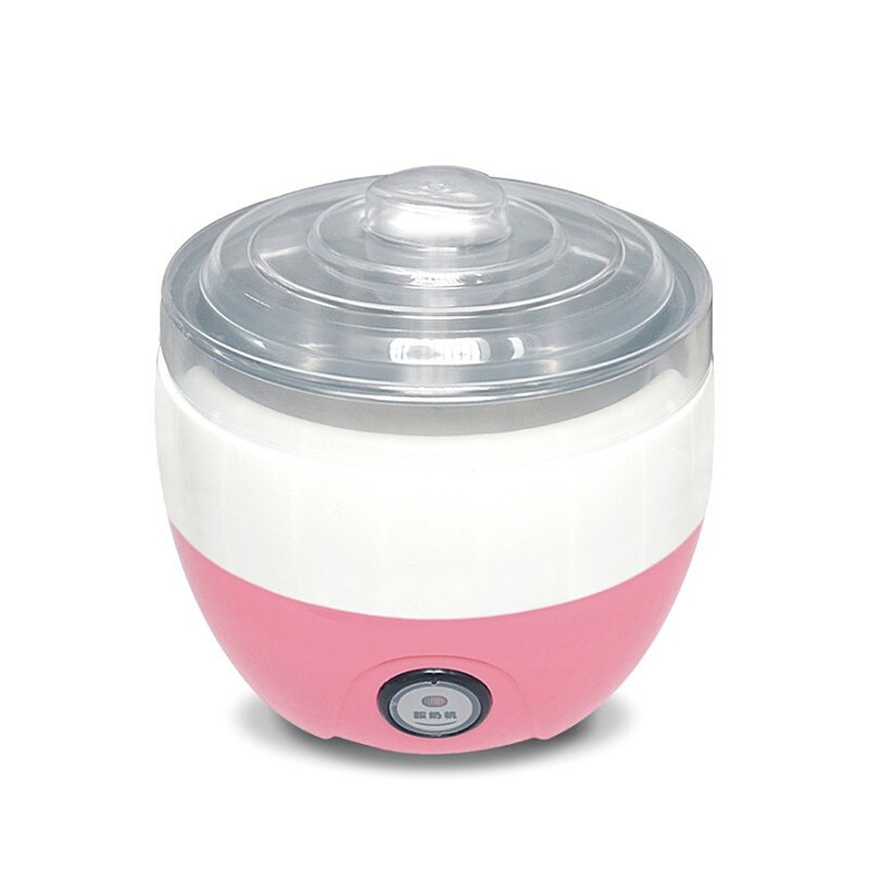 Máquina eléctrica para hacer Yogurt de acero inoxidable, utensilio de cocina para hacer Yogurt de 220V, herramienta de cocina para hacer Yogurt, Natto, EU/AU/UK/US: pink
