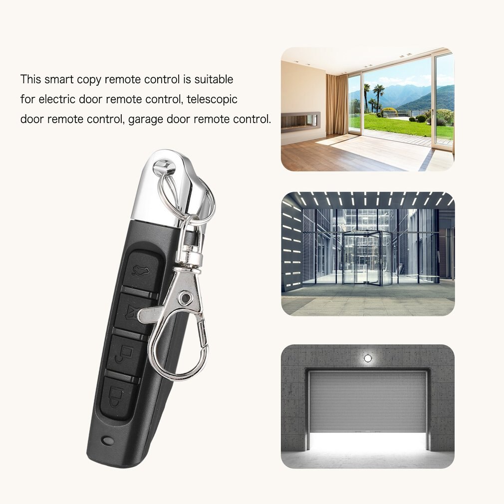 Door Remote 433MHz 4 channel remote control use all 433 MHz fixed code key chains car home and 1 pcs