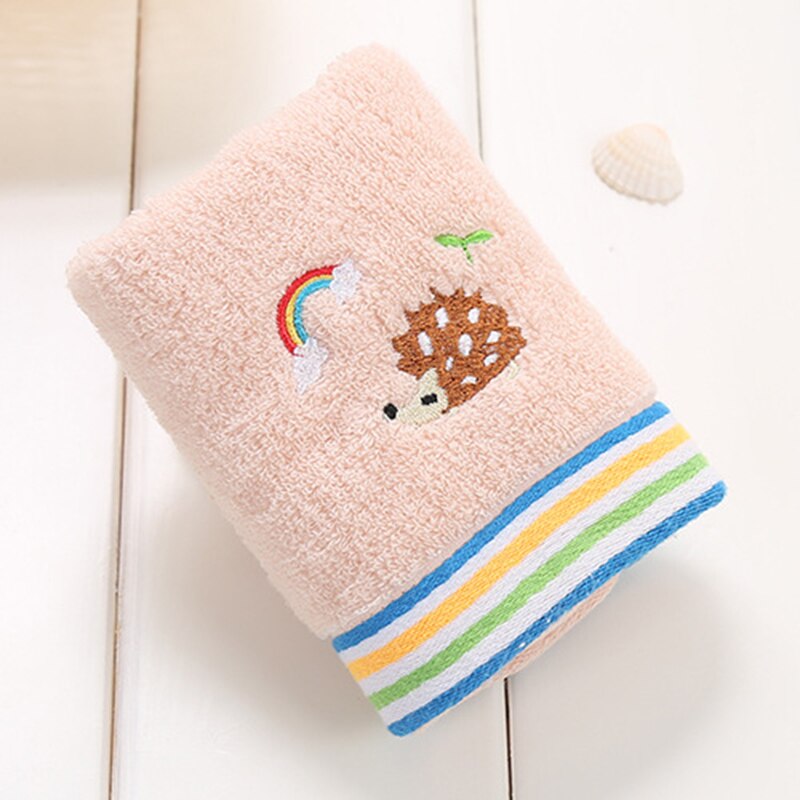 Cartoon Dier Patroon Milieuvriendelijke Absorptie Baby Handdoek Kind Handdoek Handdoek Huis Schoonmaken Gezicht Voor Peuter Baby Kids: Pink