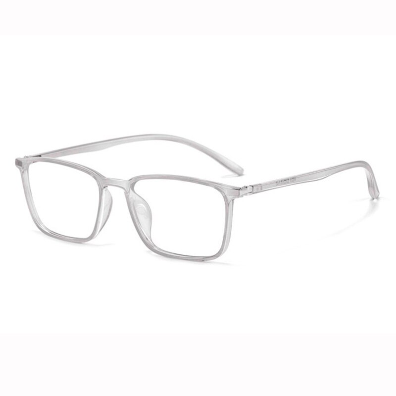Glasses Frame Transparent TR-90 Plastic Eyeglasses Optical Spectacles for Men and Women Eyewear Prescription Frames: Gtray