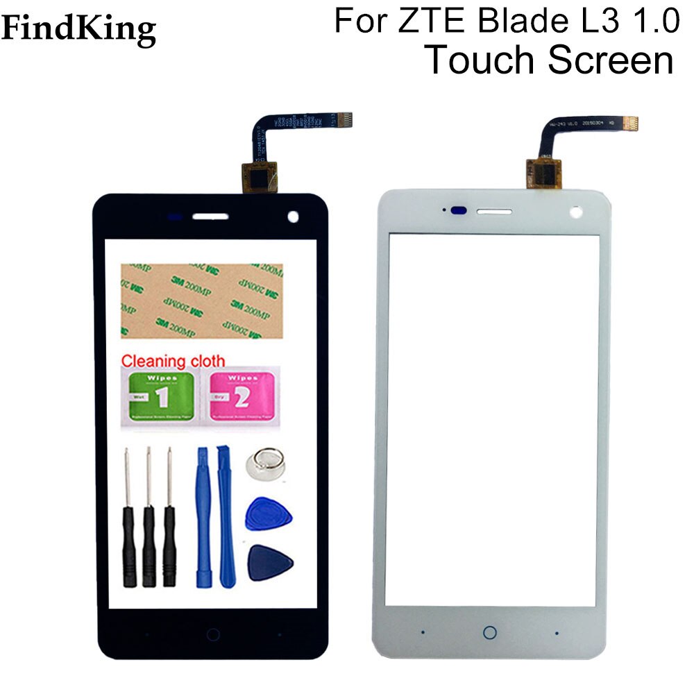 5.0 ''Touch Screen Voor Zte Blade L3 V1.0 V1.1 Versie Touch Voor Glas Digitizer Panel Lens Sensor Gereedschap Lijm