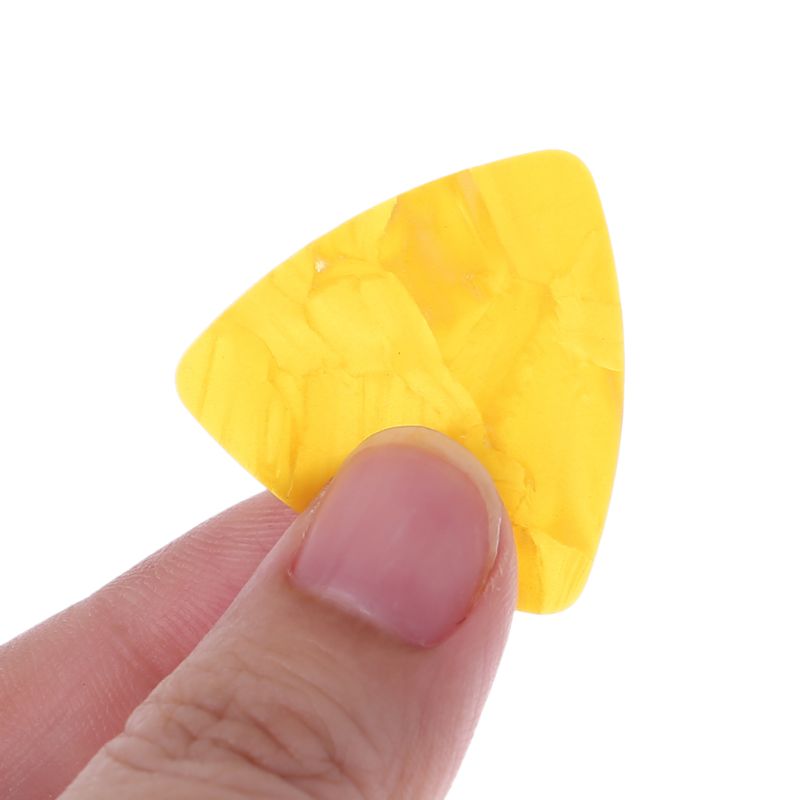 Guitar Pick Plectrum 100pcs Celluloid Instruments 0.46mm Random Color