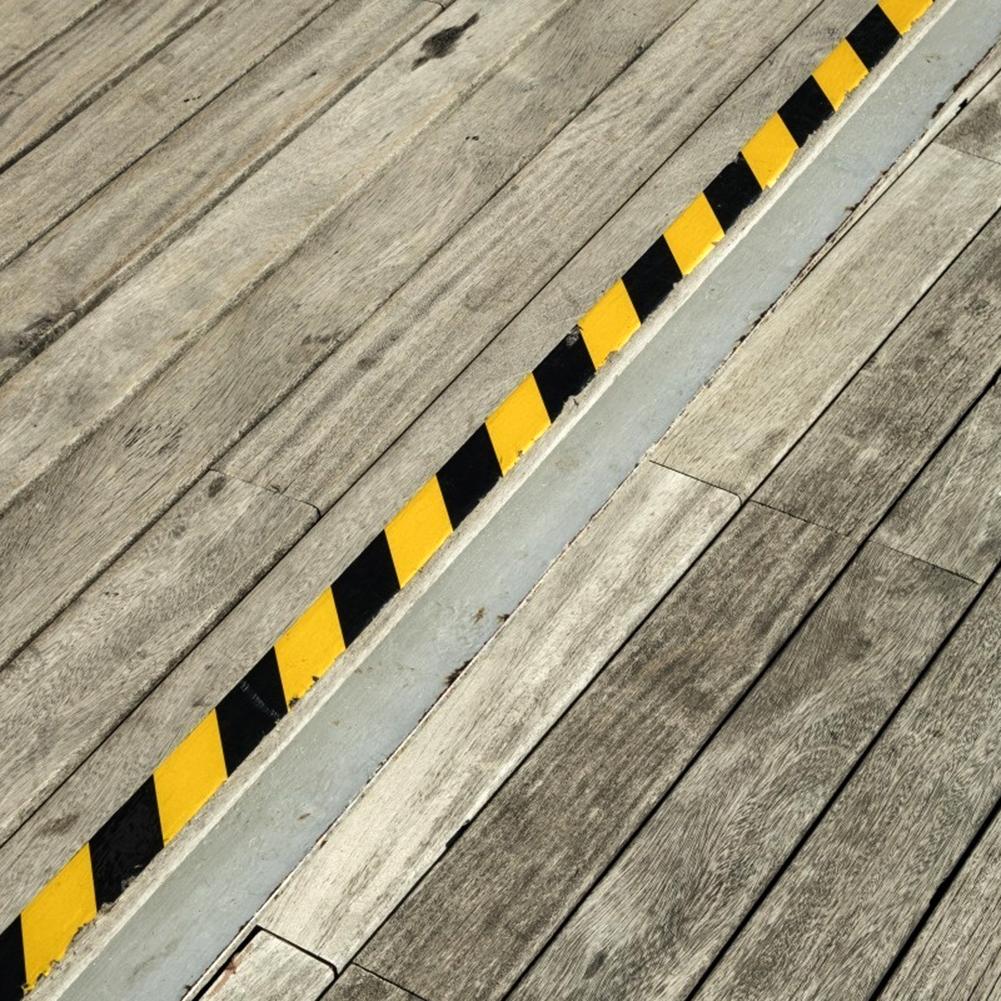 Factory 1 Roll Soft PVC Caution Mark Tapes Black Yellow Hazard Conspicuity Warning Warn Stickersc Tapes