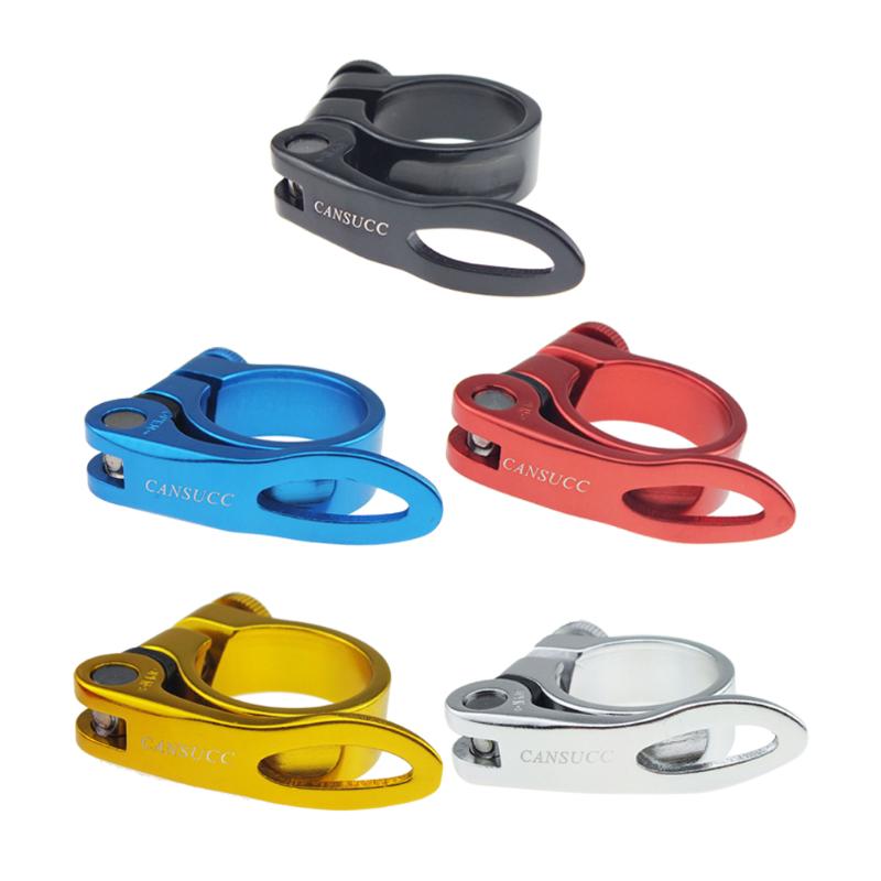 Classic Delicate Fiets Zadelpen Klem Multifunctionele Aluminium Quick Release Zadelpenklem Fiets Accessoire