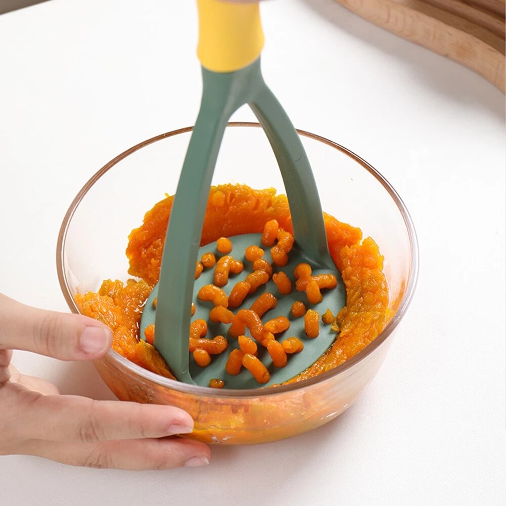 Potatoes Mud Pressure Mud Machine Potato Masher Ricer Fruit Vegetable Tools Portable with Handle Kitchen Gadgets Accessories