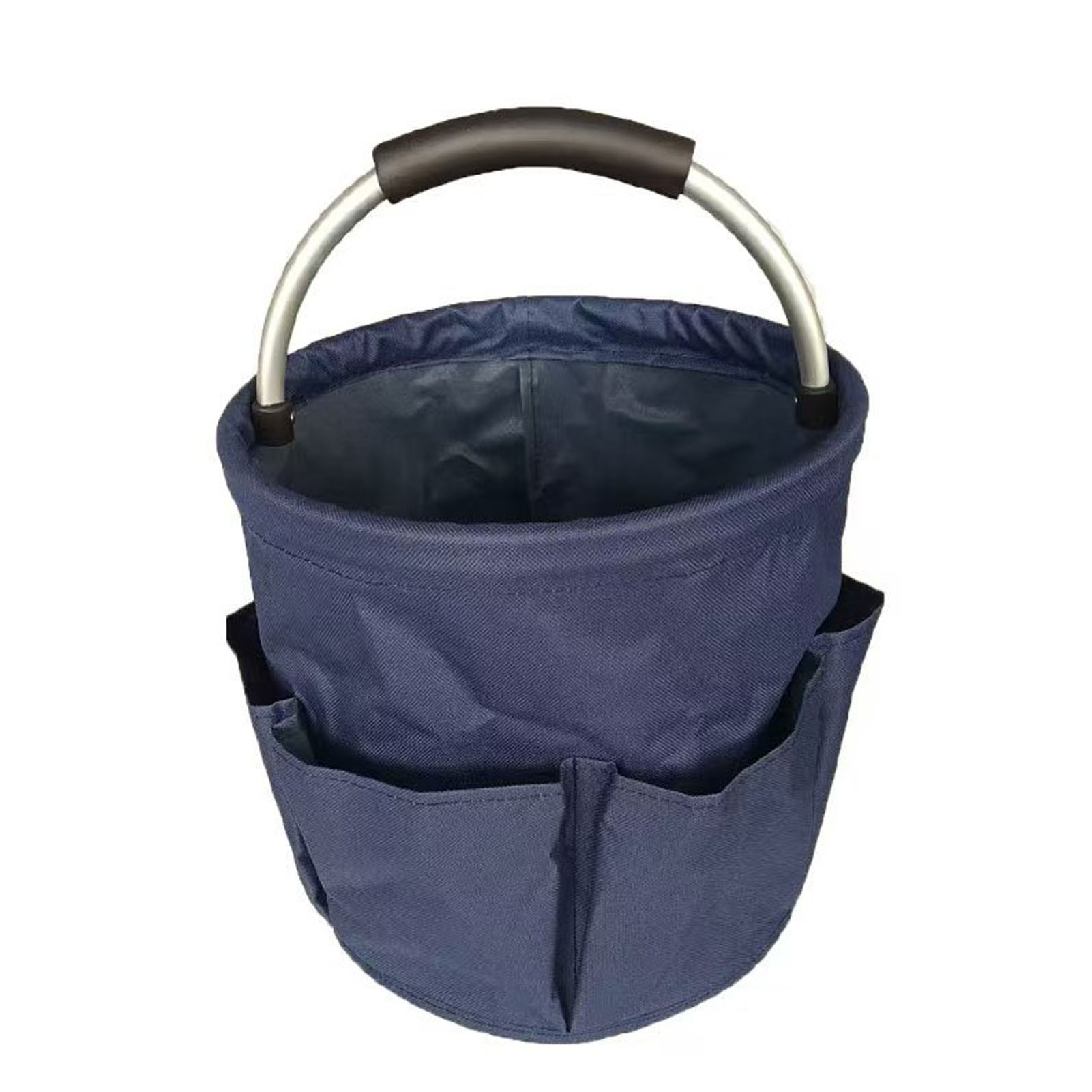 OxfordCloth Opvouwbare mand Picknicktas Wasmand Outdoor schoonmaakcaddy met handvat Reinigingstas: Roze