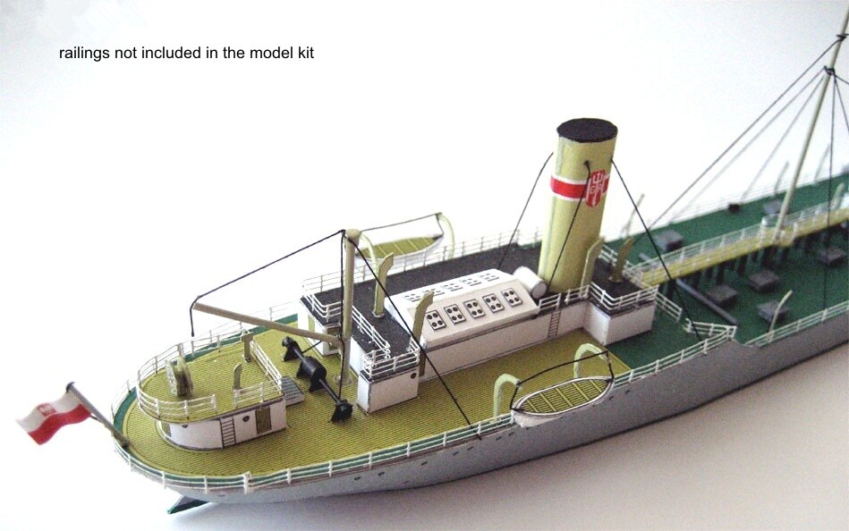 1:400 Scale Poland Tanker Karpaty Ship DIY Handcraft Paper Model Kit Handmade Toy Puzzles