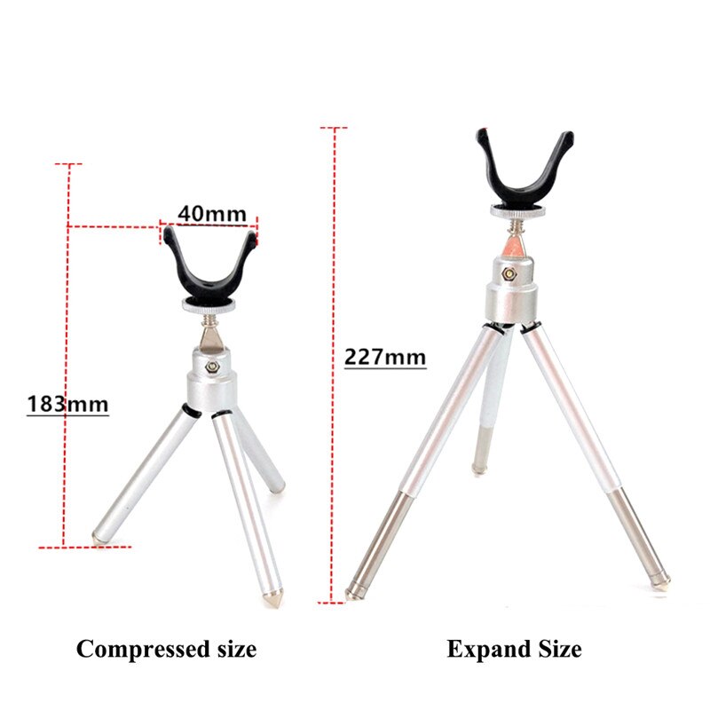 Folding Fishing Rod Pole Holder with Telescopic Triple-Cornered Bracket for Winter Ice Fishing Tackle Tool