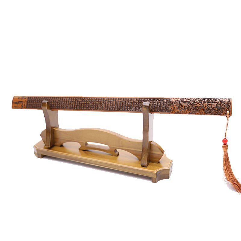 Chinese Cultural Characteristic Ruler Measurement Caution Ruler Jiechi Wooden Metric Rule Precision Double Sided Measuring Tool