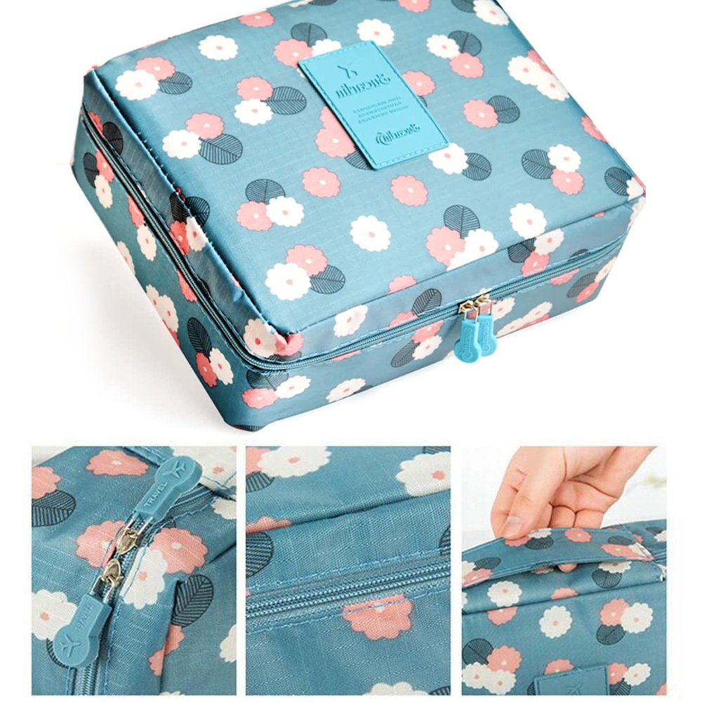 Artículos de tocador para mujer, higiene Personal, bolsa de cosméticos portátil impermeable, bolsas organizadoras de viaje al aire libre, almacenamiento para niñas, estuches de maquillaje de belleza