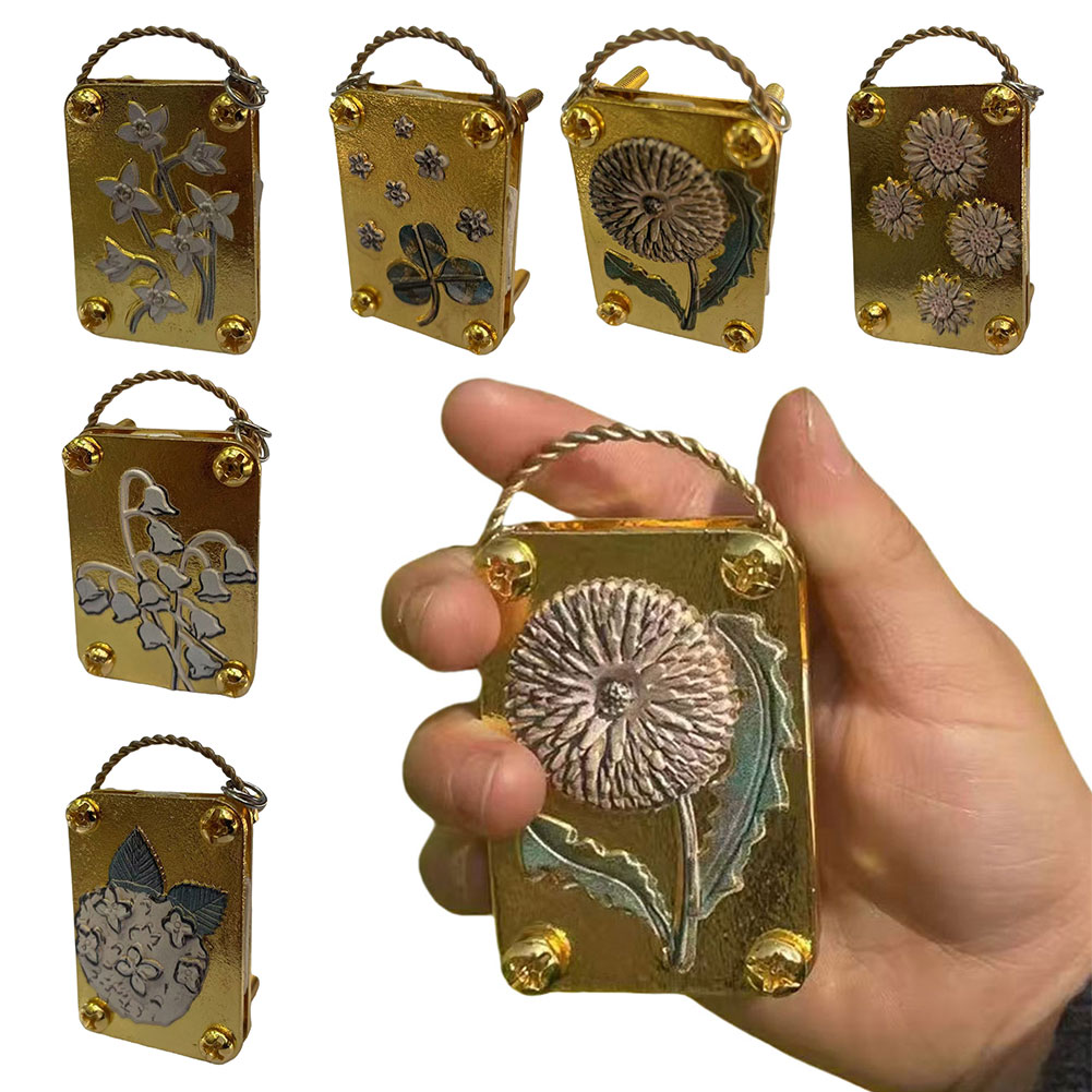 Micro Flower Press Miniature Flower Press Kit Plants Art Crafts Metal Flower Pressing DIY Pressed Flower Plant Preservation Kit