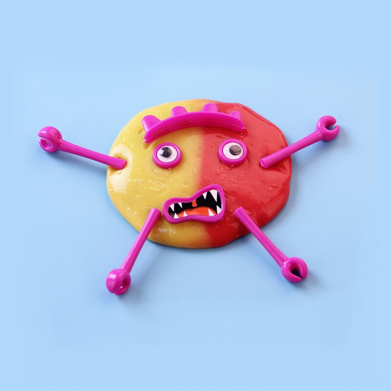 Temperaturkontrol hånd temperaturændring skifter farve slim kit let plasticine mudder doh legetøj børn