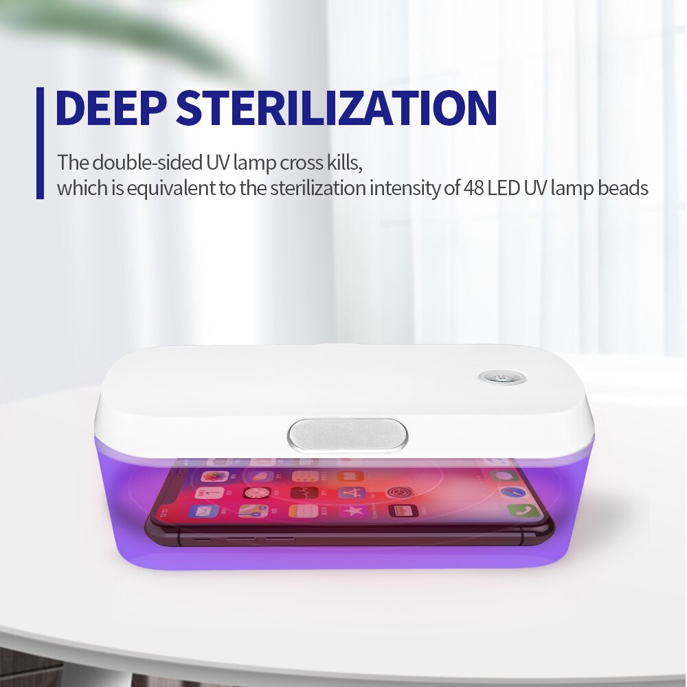 Uv Desinfectie En Sterilisatie Doos Draagbare Uv Sterilisator Met Usb Telefoon Tandenborstel Kan Bewegen Desinfectie Doos