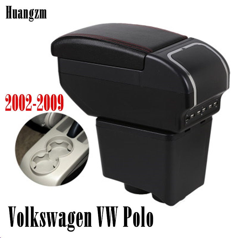 For VW Polo Mk4 2002 Polo Vivo Center Centre Console Storage Box Armrest 2003 2004 2005 2006 2007
