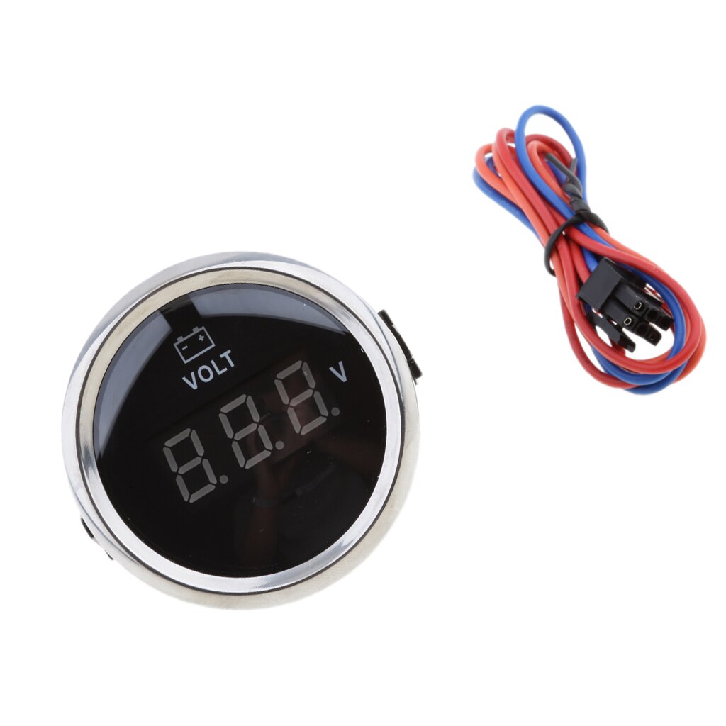 Universal Marine Auto 2 "52mm Digital LED Volt Spannung Gauge Meter