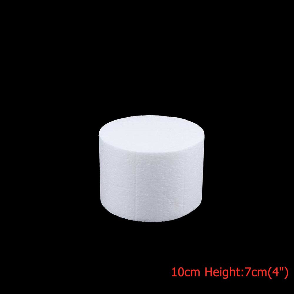 !Kitchen Accessories Cake Dummy Modelling Sugar craft Party DIY Model Cake Round Foam Mould Polystyrene Changed Good Pack: 4inch