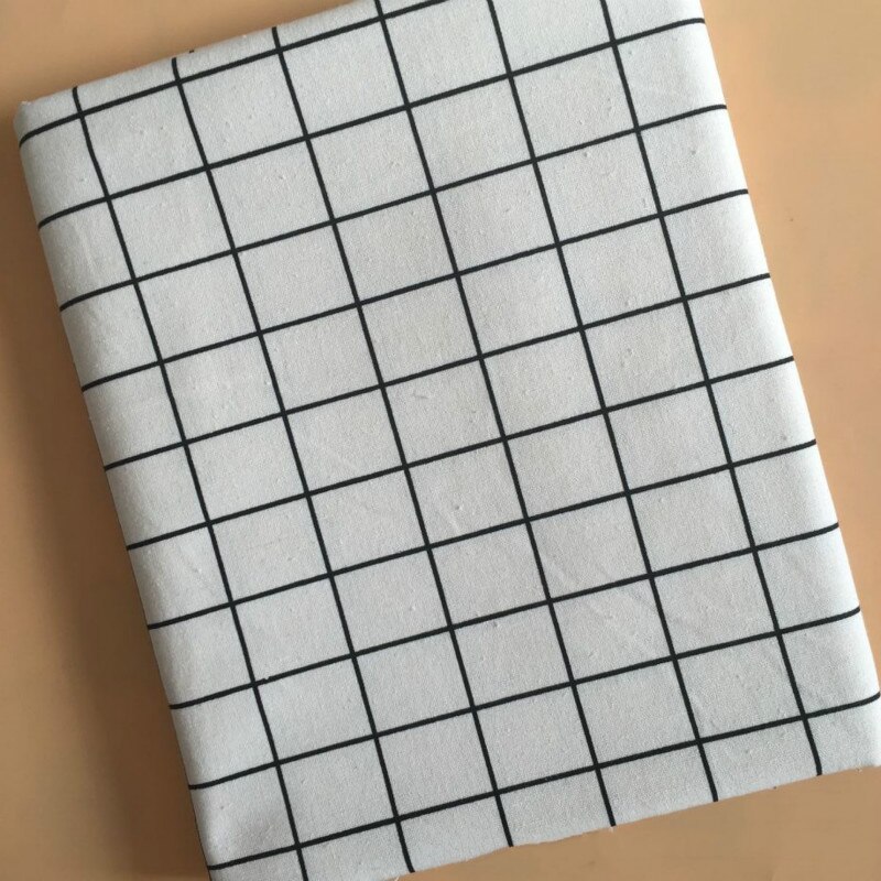 Geometric Patterns DIY Sewing Cotton and Linen Fabric for Patchwork Plaid Printed Cotton Linen Fabric Tablecloth Curtain Textile: C-Style / 50x150cm