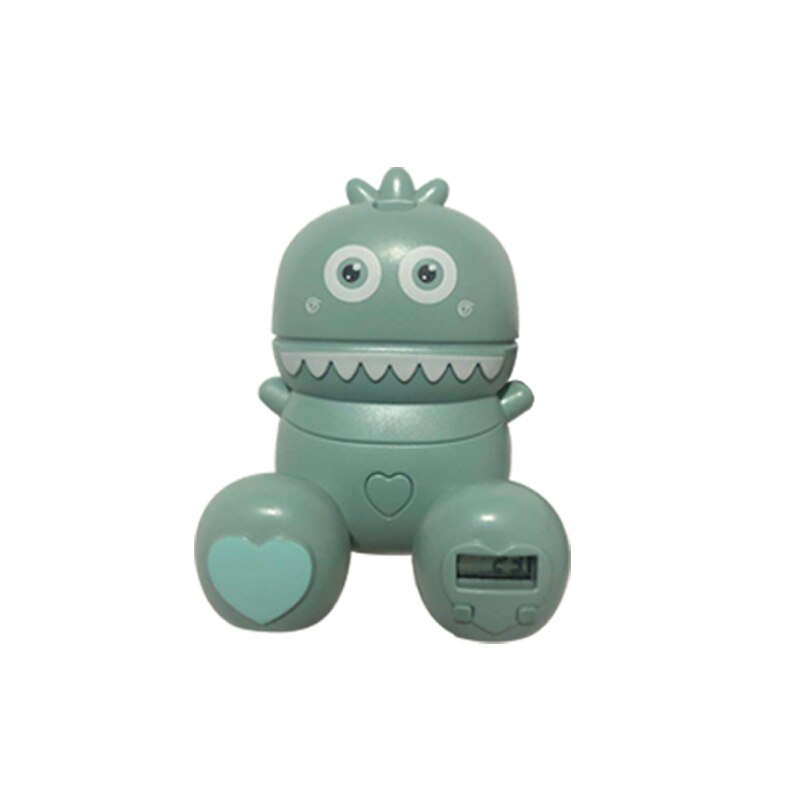 Monster Watch Fan Net Red Car Small Hair Dryer Children Handheld USB Charging Fan Mini Monster Multifunction Foldable Wrist Fan: Green