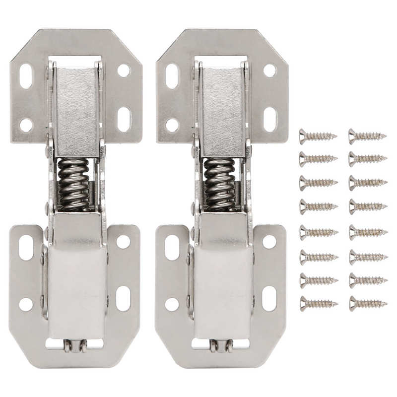 door lock with sliding security door lock 2 Sets Hinge Cold Rolled Steel Bridge Shape Hinge Cabinet Door Furniture