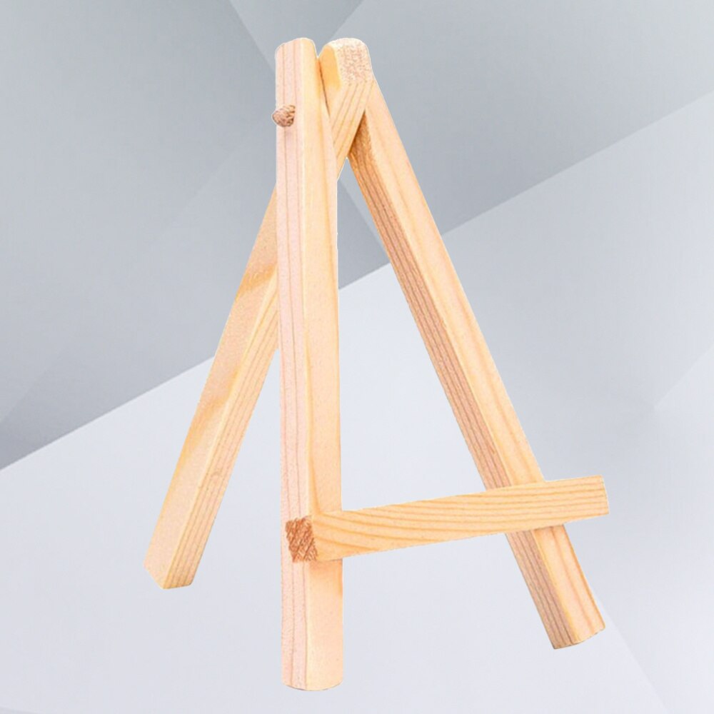 8pz mini cavalletti per Schermo in legno cavalletto in legno per telefono cornice per foto pittura arte - dimensione: immagine 1