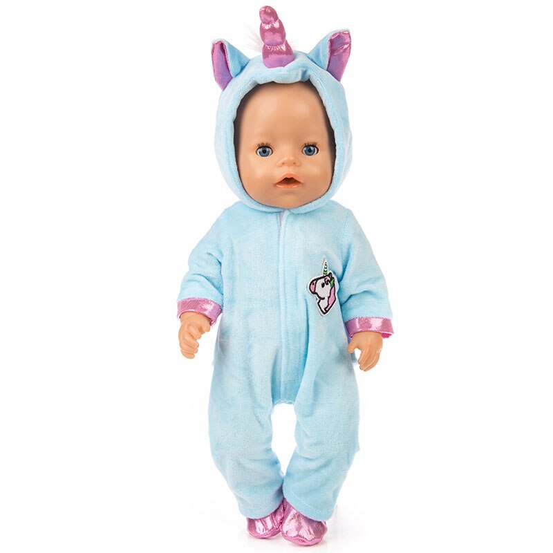 neue Anzug Fit Für 43cm Baby Born Puppe 17inch Geboren Babys Puppe Kleidung: 11