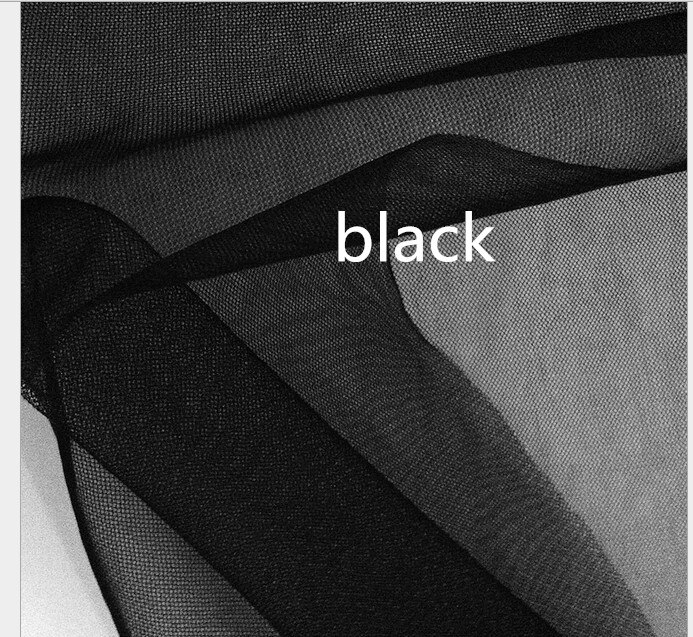 160 cm de large 3 mètre/lot doux maille fine tulle minuscule trou gaze bleu royal gris bleu menthe vert café champagne pêche beige nude rouge: black