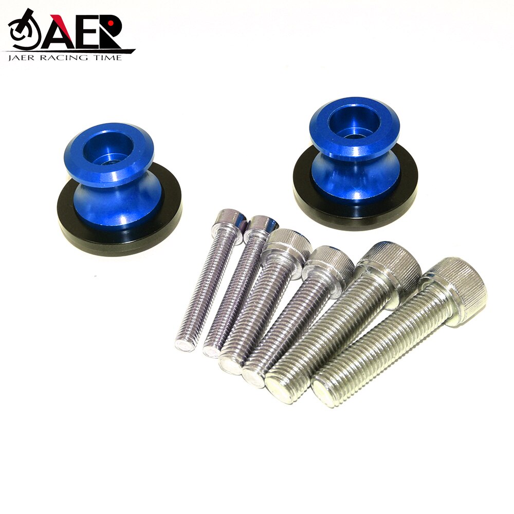 JEAR For Kawasaki Z750 2007 Z 750 10mm Motorcycle CNC Swingarm Slider Spools Stand Screws