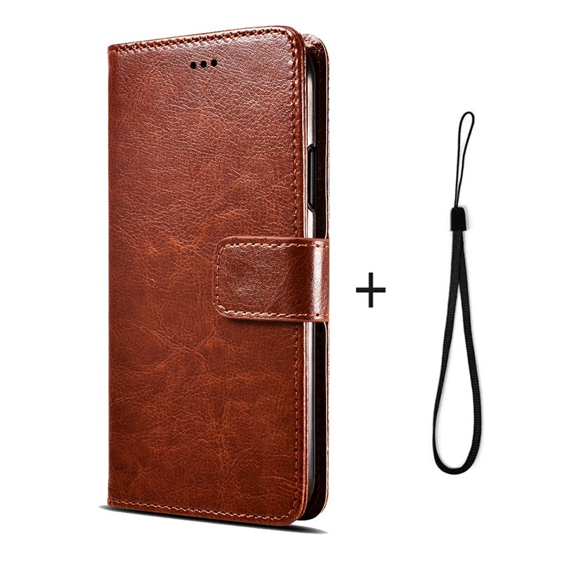 Leather Flip Wallet Mannen Case Voor Aukitel OukitelC25 Coque Funda Magentic Telefoon Holster Voor Funda De Movil Oukitel C25 C 25 Etui: CX Brown Straps