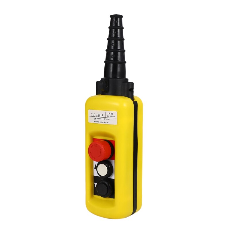 Shgo -lift control pendel xac -a2913 vattentät handhållen tryckknappsbrytare med elektriskt lyfthandtag , 2 knappar med två spe