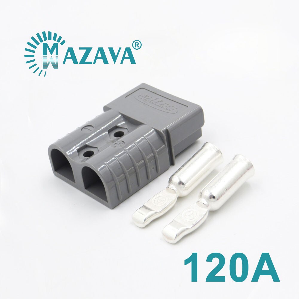 SB50 SB120 Power Connector Dual-Pole Quick Opladen Plug SB50 Elektrische Auto Batterij Ups Kabel Terminals Dc 50A 120A 600V: 120A Gray