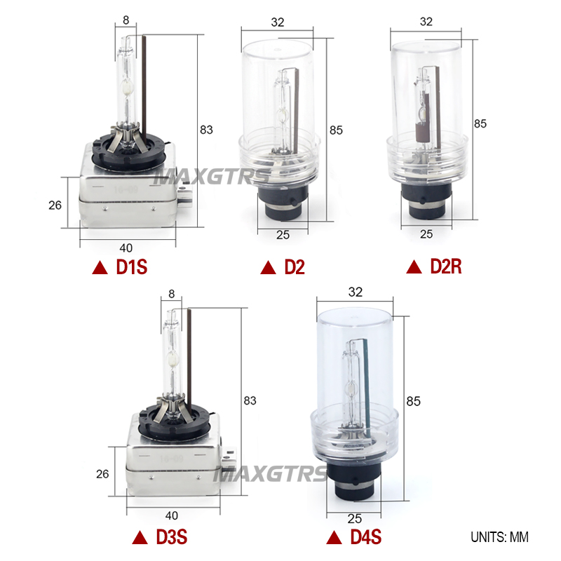 2x AC 12V 35W D1S D2R D2S D2 D3S D4S Original Hid Xenon bulb 4300K 6000K 8000K 3200LM Single Beam Replacement Bulb Car Headlight