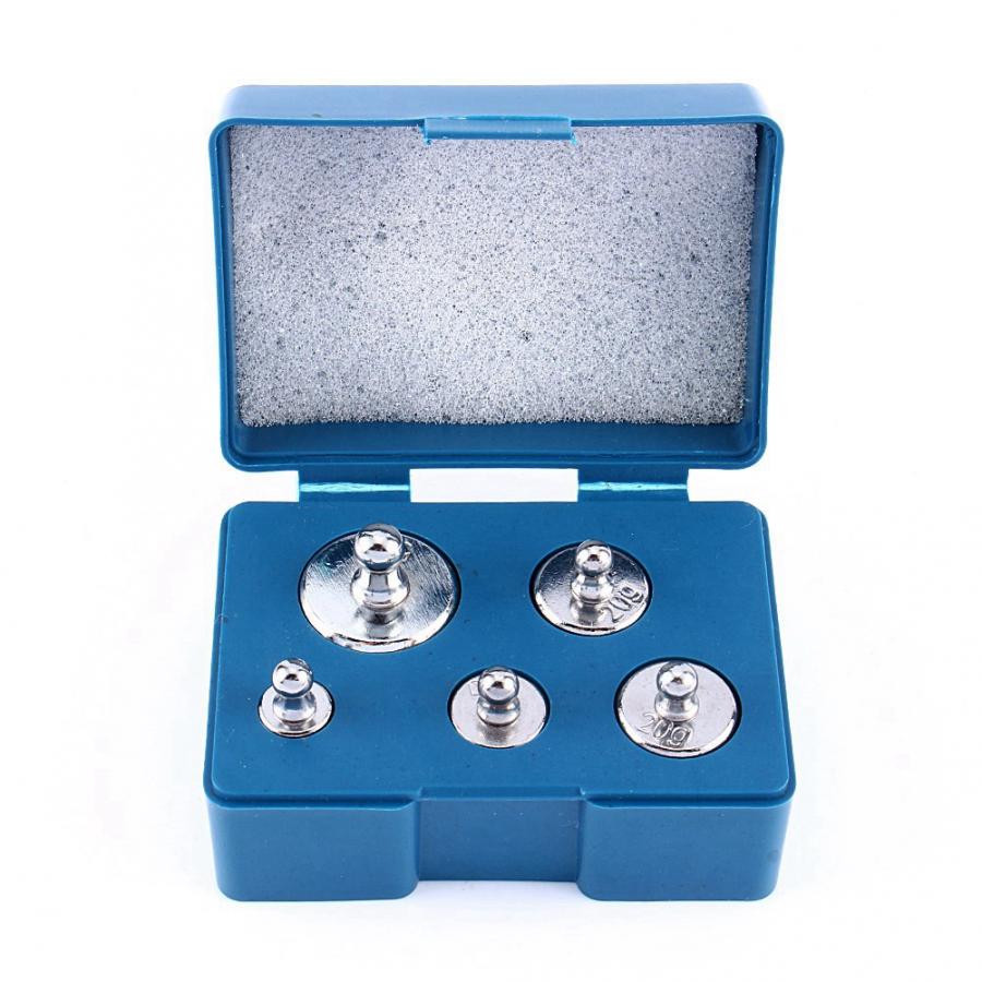 Calibration Weight Kit 5Pcs/6Pcs/7Pcs/Set Calibration Weight Kit Jewelry 105g 205g 500g Total Weight