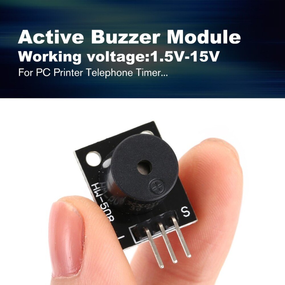 KY-012 Active Buzzer Module for Arduino AVR PIC Active Speaker Buzzer Alarm Mode Accessories For PC Printer Telephone Timer