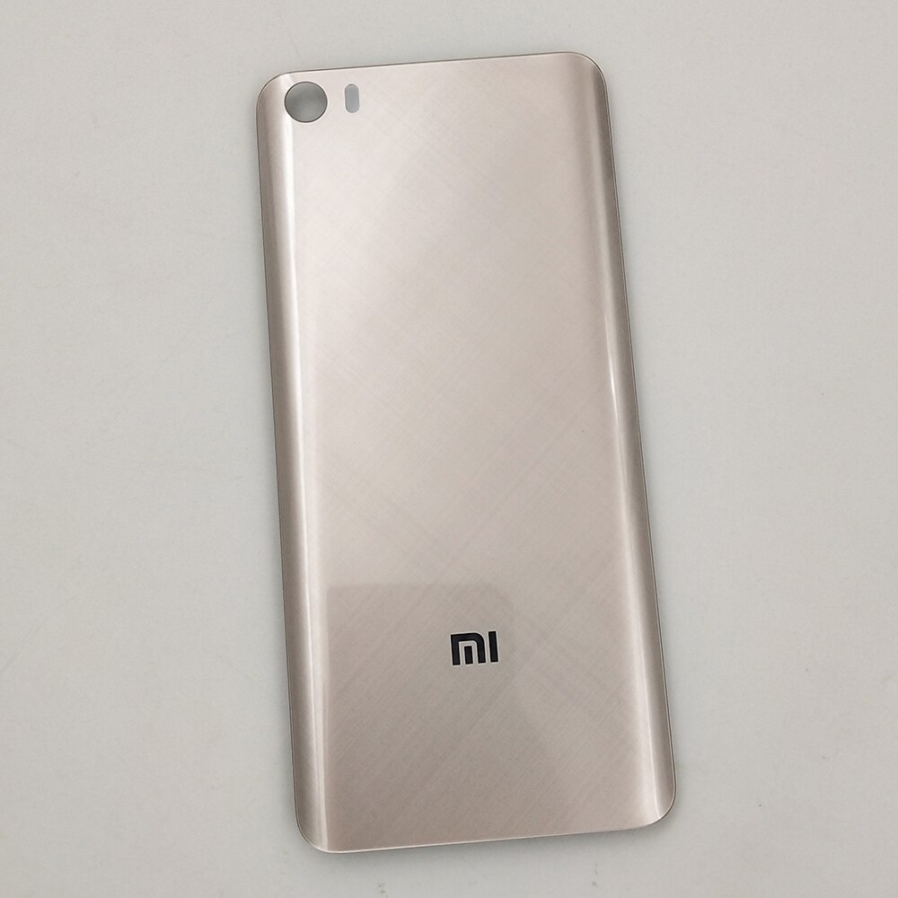 Original XiaoMi Mi5 Glass Back Cover Rear Door Panel Housing Case Protective Shell For XIAOMI MIUI Mi5 Battery Repair Part 5.15&quot;