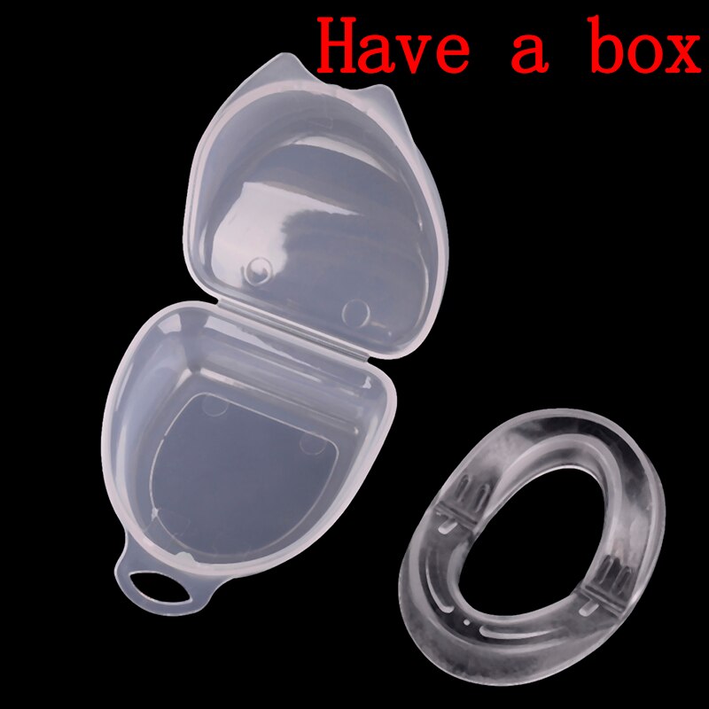 Anti Bruxism Mouth Guard Oral Teeth Grinding Sleep Apnea Guard Double Layer Mouthpiece Stop Snoring Device Foldable Apnea Aid: HB