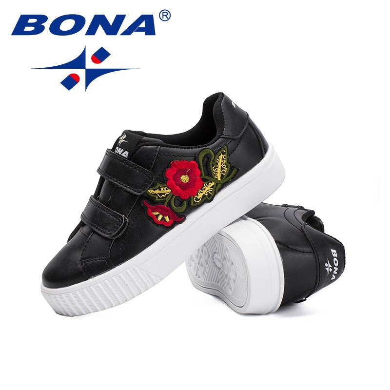 BONA-baskets synthétiques à crochet et boucle | Chaussures de Style classique pour enfants, plaques pour filles, mocassins d'extérieur pour garçons, ,