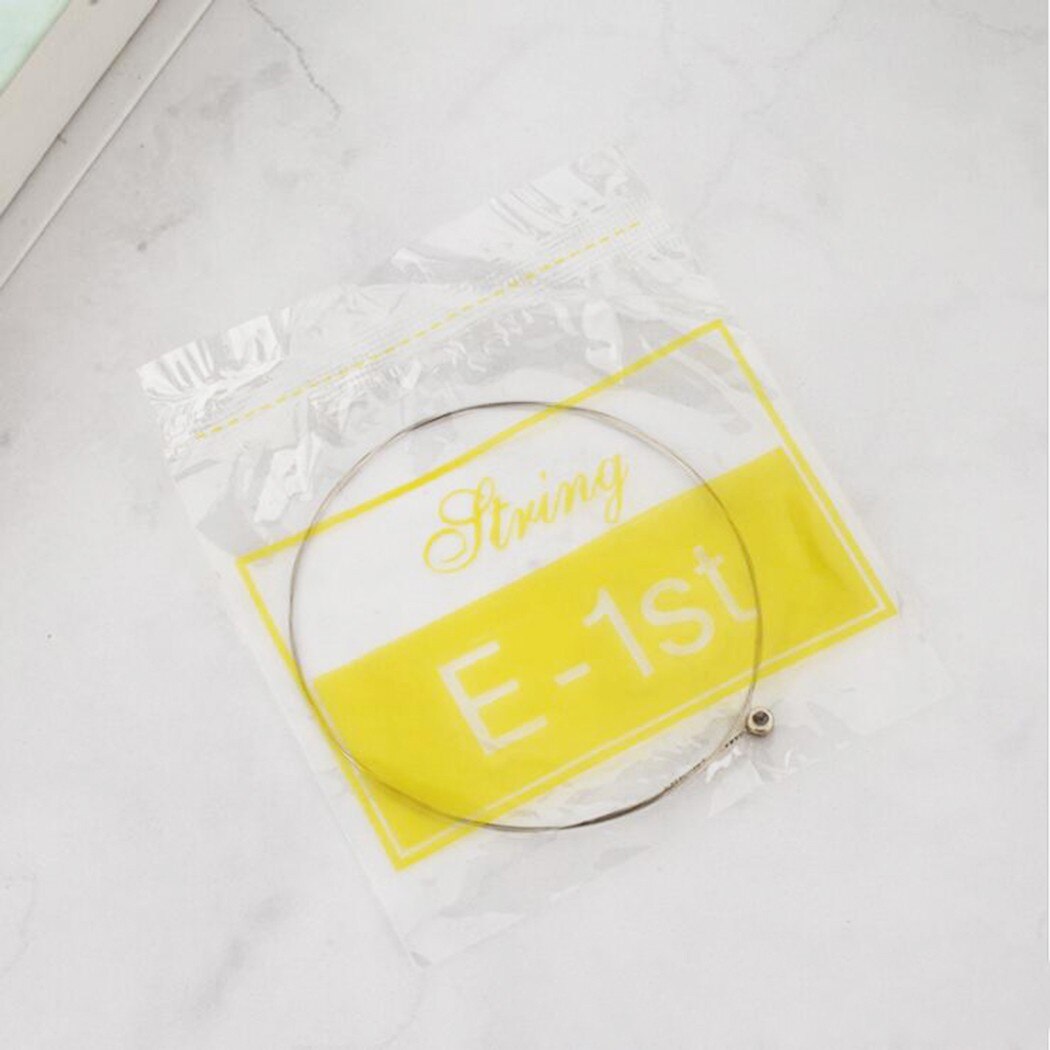 5 Pcs Single Guitar Strings Acoustic Folk Guitars Top 1st E Plain Steel Gauges 012 Replacement Musical Instrument Accessory