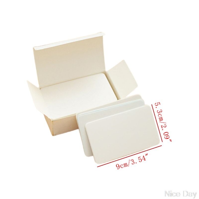 180pcs Blank Playing Cards White Blank Index Flash Cards DIY Graffiti Game Card A24 20