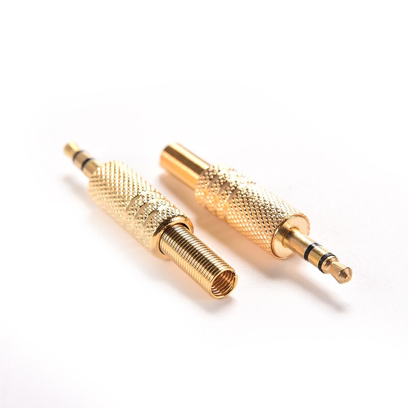 1pc 3,5mm Stereo Audio- Jack Stecker Mini 1/8 Zoll Jack Stecker Kopfhörer Stecker koax Kabel Audio- Adapter Connecter Lözehn