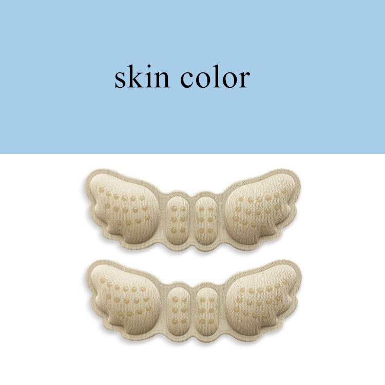 2 sztuk motyl pięty wkładki pięty buty naklejki na obcasy długość buta podpiętka pielęgnacja stóp anty ścieranie utrzymać na bieżąco podpiętka s: B