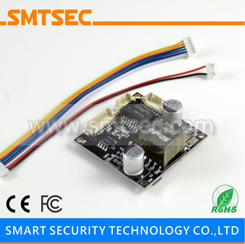 SMTSEC 38X38mm IEEE802.3af/at 12W (12V/1A) PoE Module for H.265 IP Camera Module