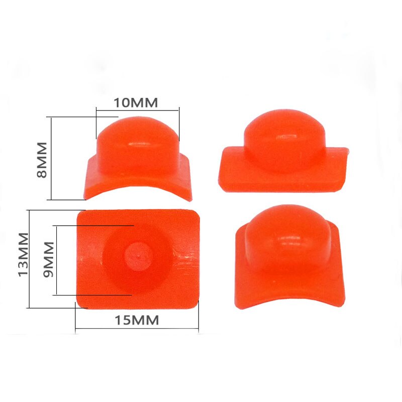 10 Pcs Schakelaar Accessoires Voor Oplaadbare Led Zaklamp Tail Rubber Waterdichte Knop Centrale Switch Knop Accessoires