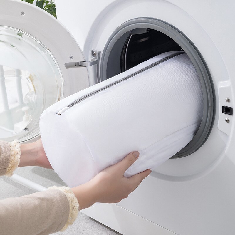 Zipper Mesh Laundry Bag Polyester Laundry Wash Bags Coarse Net Laundry Basket Laundry Bags for Washing Machines Mesh Bra Bag