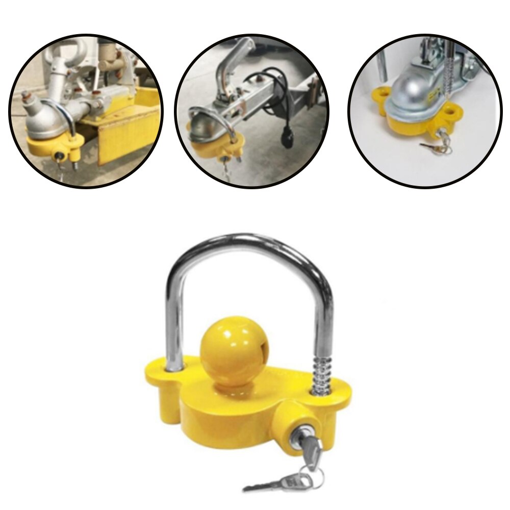 Accessoires de remorque antivol universels | Anti-vol, verrouillage d'attelage, pièces de remorque, bande de remorquage Camping