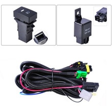 40A Fog Light Harness 12V Wiring Automotive Relay For Jaguar S-Type/X-Type 2004 Socket With LED Indicator Switch