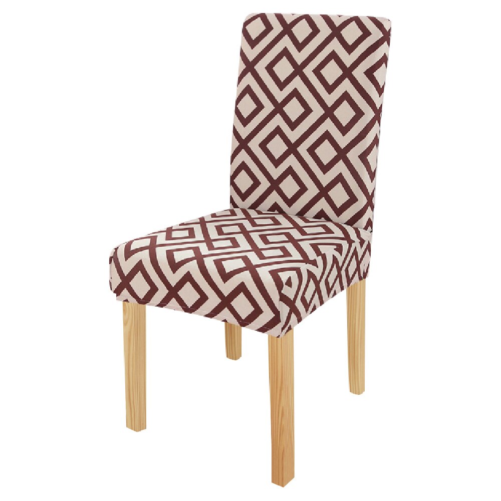 Junijour | moderne udskrivning spisestue komfortabel spandex stretch stol betræk elastisk spisebordsbeskytter til banket hjem: G245143