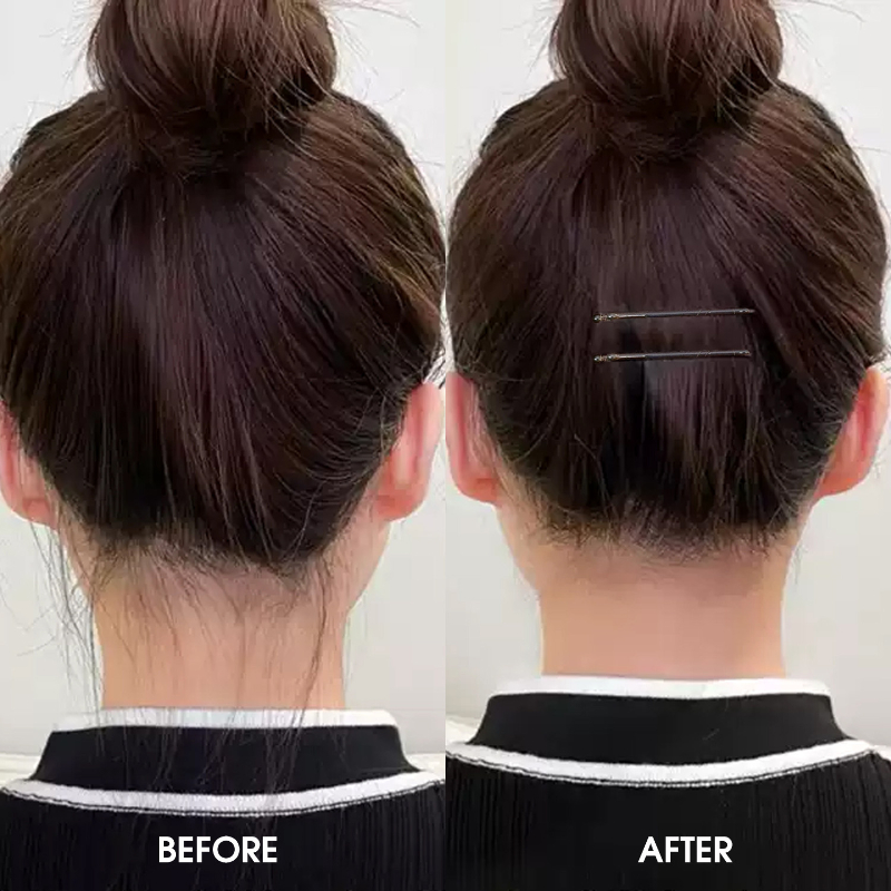 50/300 Stück schwarze Haarspangen U-förmige Bobby Stift unsichtbare gewellte Haarnadel Frisur Styling Metall Haargriff Haarspange Haarschmuck